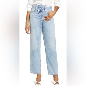 Agolde crisscross high waist jeans